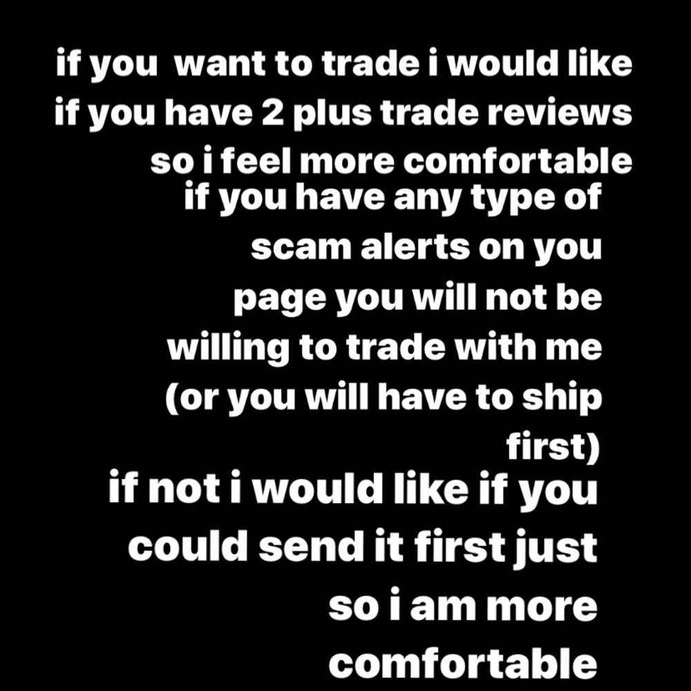 trading policy!